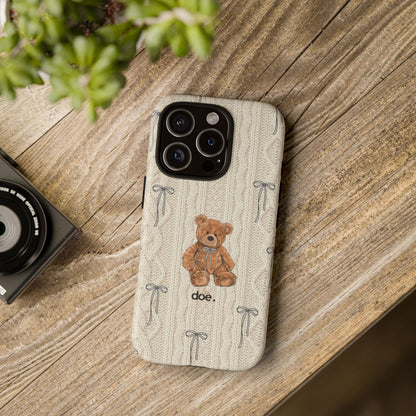 Little Bow Bear iPhone Case