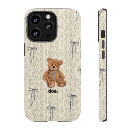 Little Bow Bear iPhone Case