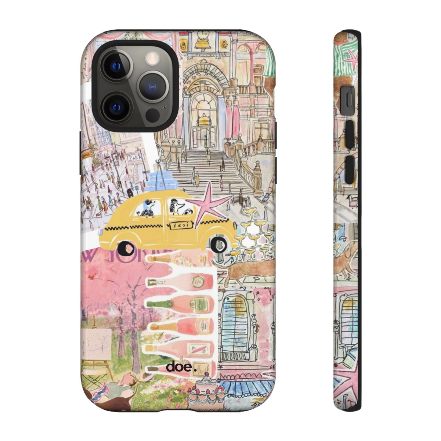 Travel Clutter iPhone Case