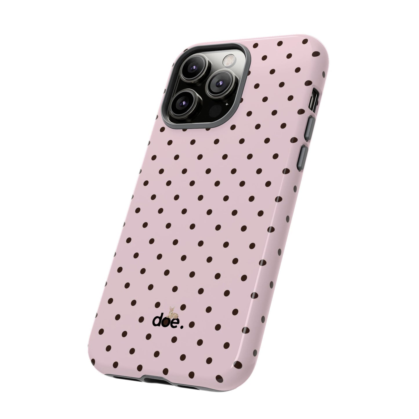 Pink Polka Dot iPhone Case