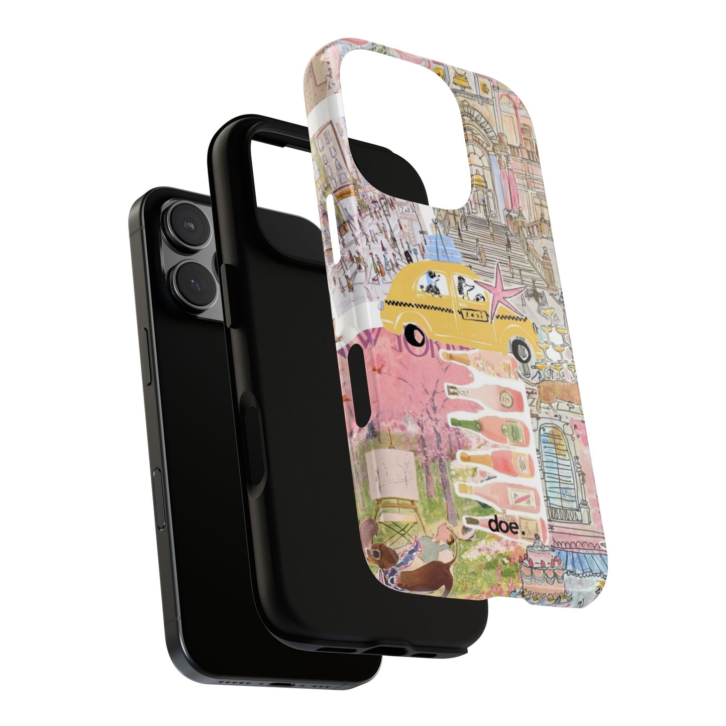 Travel Clutter iPhone Case