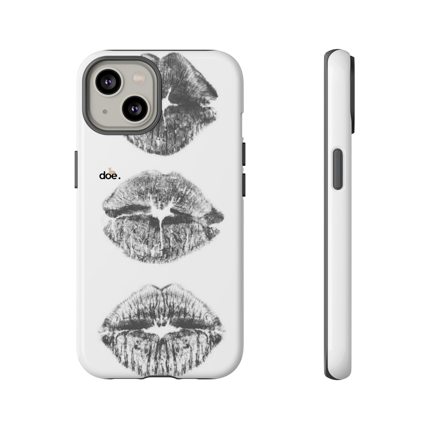 Three Kisses iPhone Case