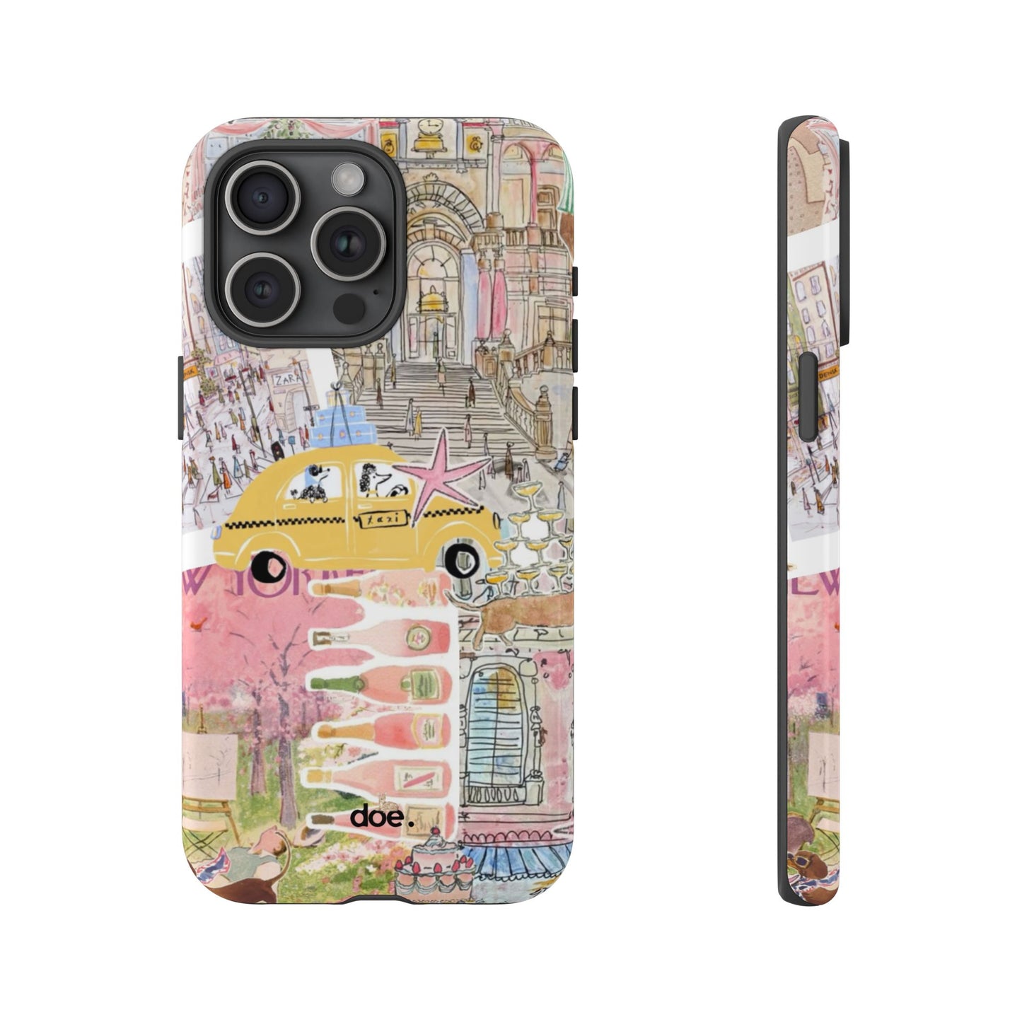 Travel Clutter iPhone Case