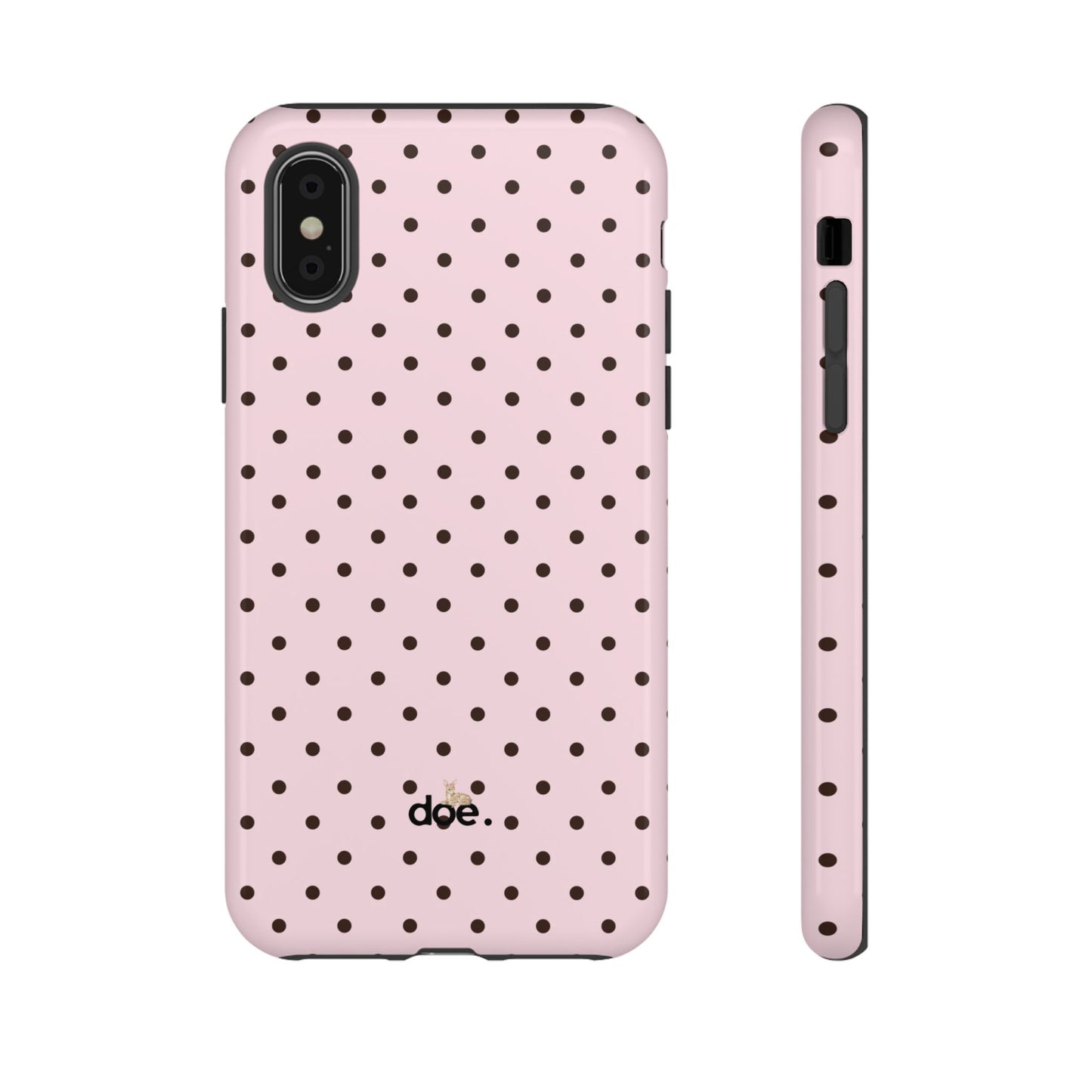 Pink Polka Dot iPhone Case