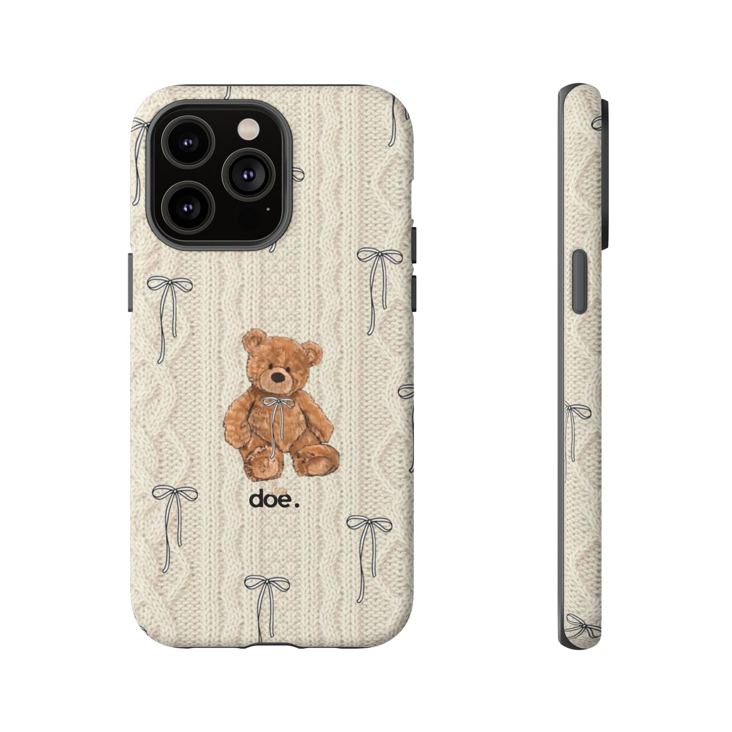 Little Bow Bear iPhone Case