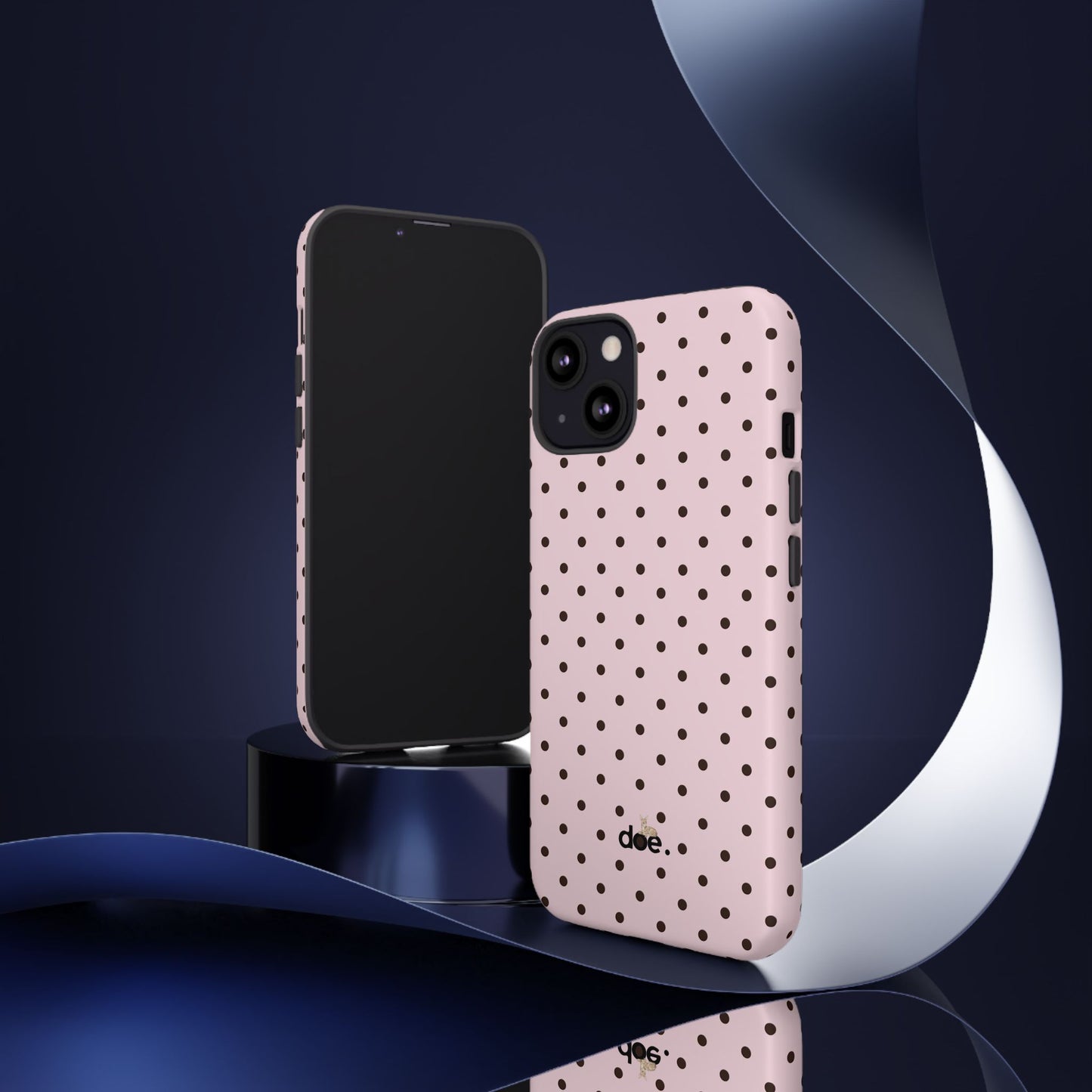 Pink Polka Dot iPhone Case