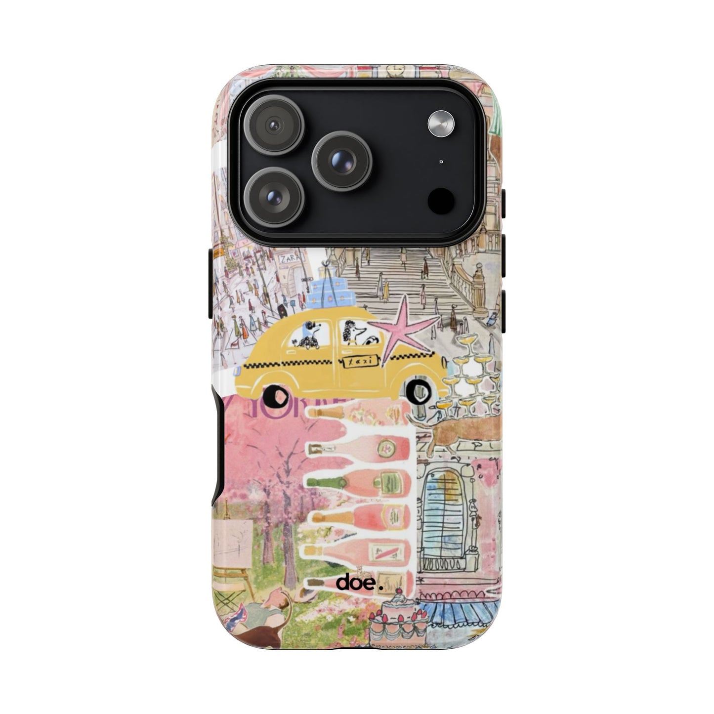 Travel Clutter iPhone Case