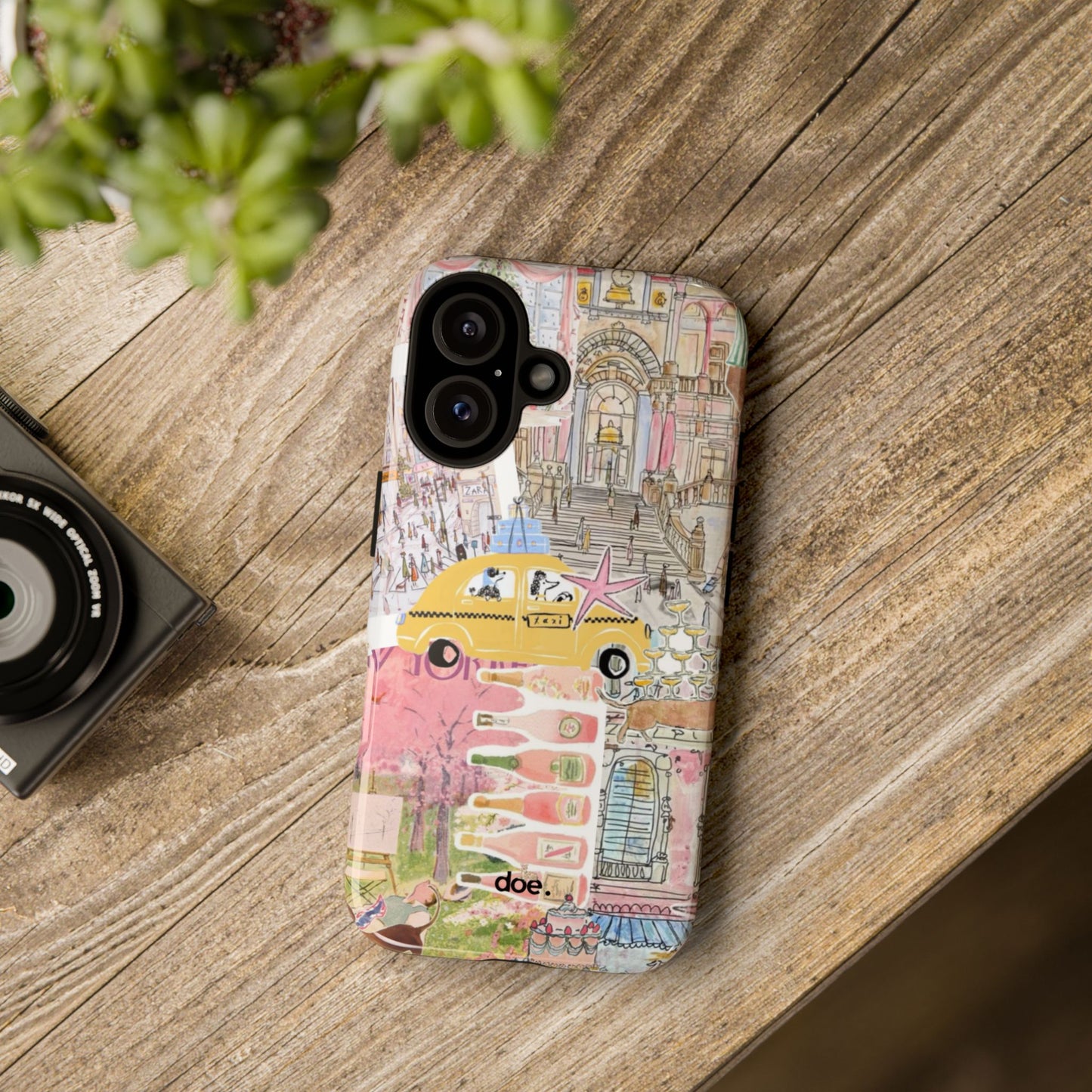 Travel Clutter iPhone Case