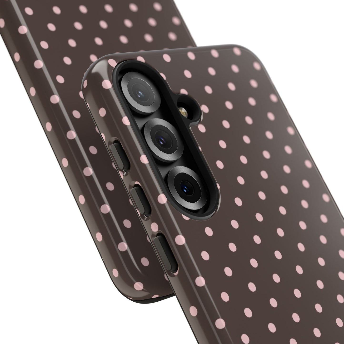 Brown Polka Dot Samsung Case
