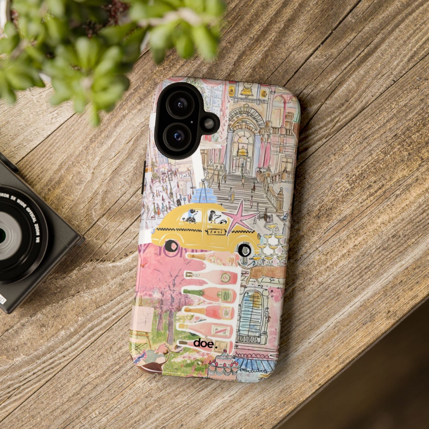 Travel Clutter iPhone Case