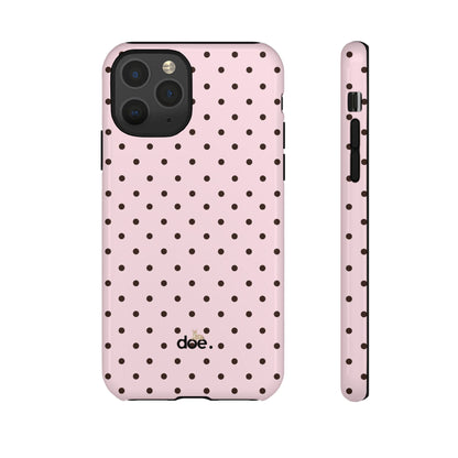 Pink Polka Dot iPhone Case