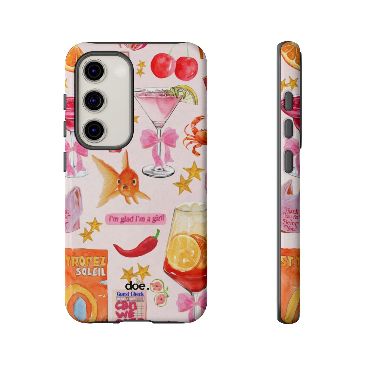 I'm glad I'm a girl Samsung Case