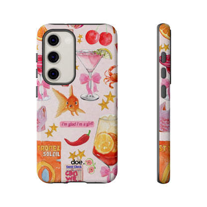 I'm glad I'm a girl Samsung Case