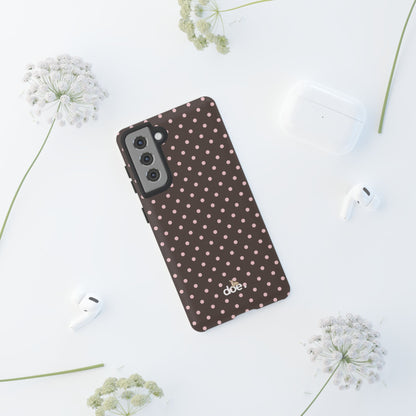 Brown Polka Dot Samsung Case