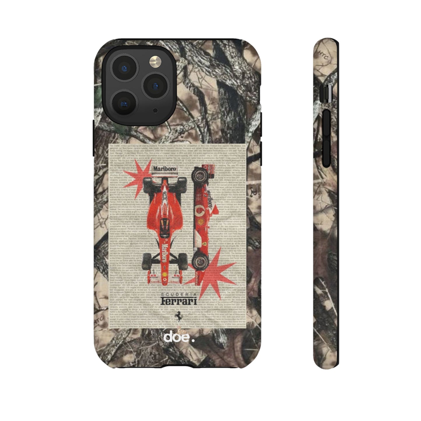 Camouflage Ferrari iPhone Case