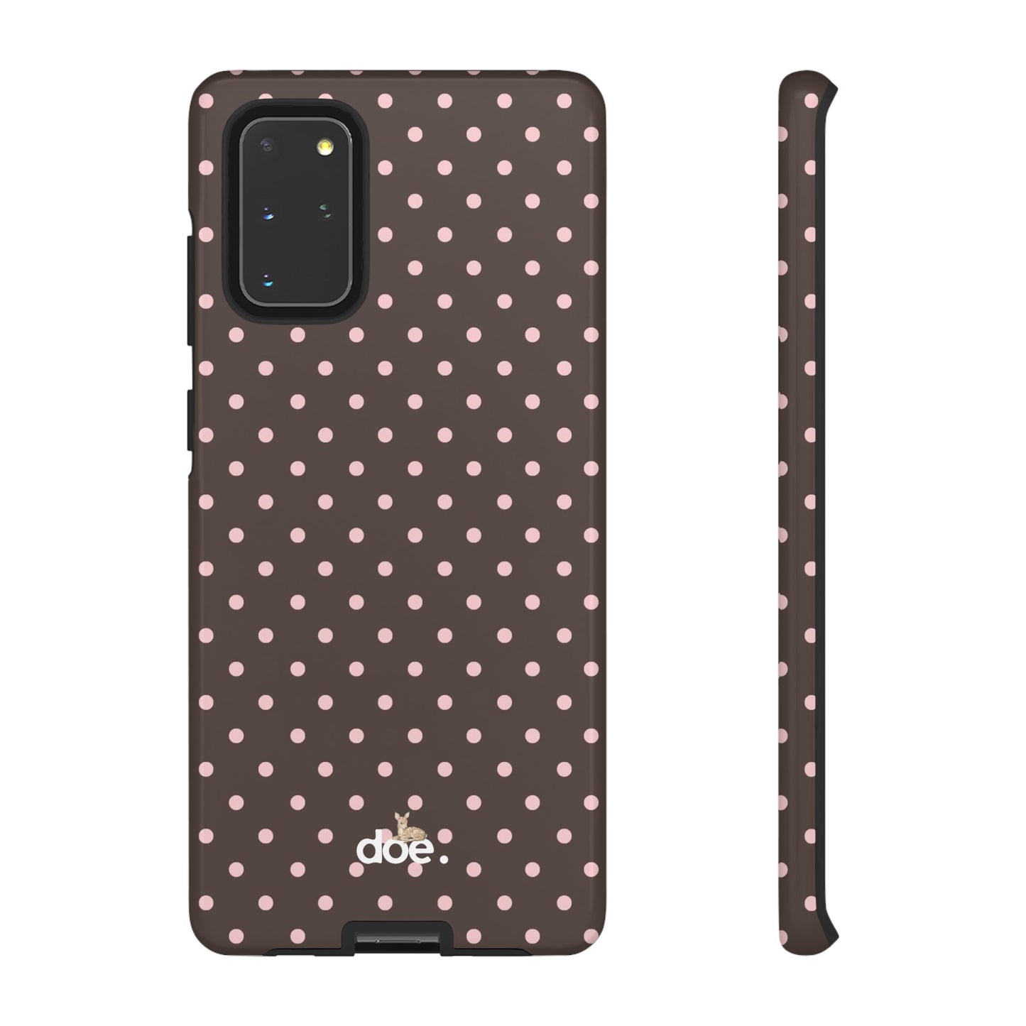 Brown Polka Dot Samsung Case