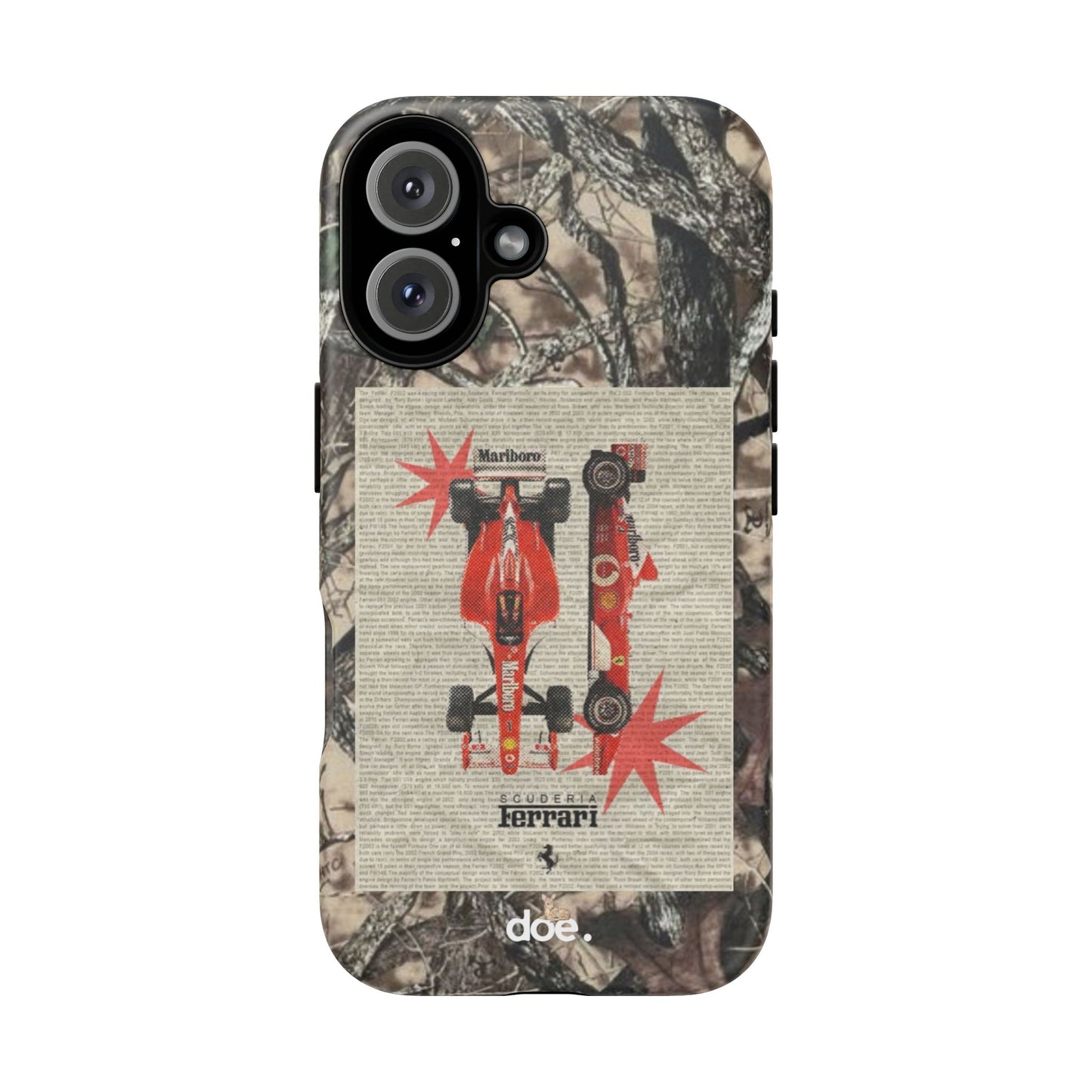 Camouflage Ferrari iPhone Case