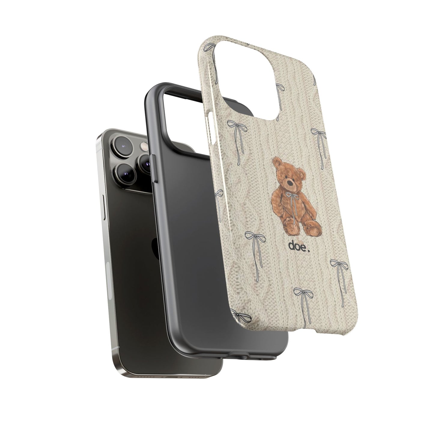 Little Bow Bear iPhone Case