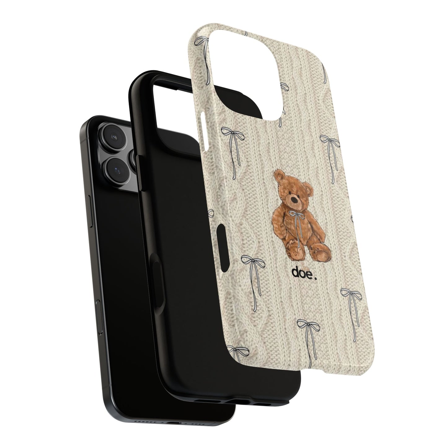 Little Bow Bear iPhone Case
