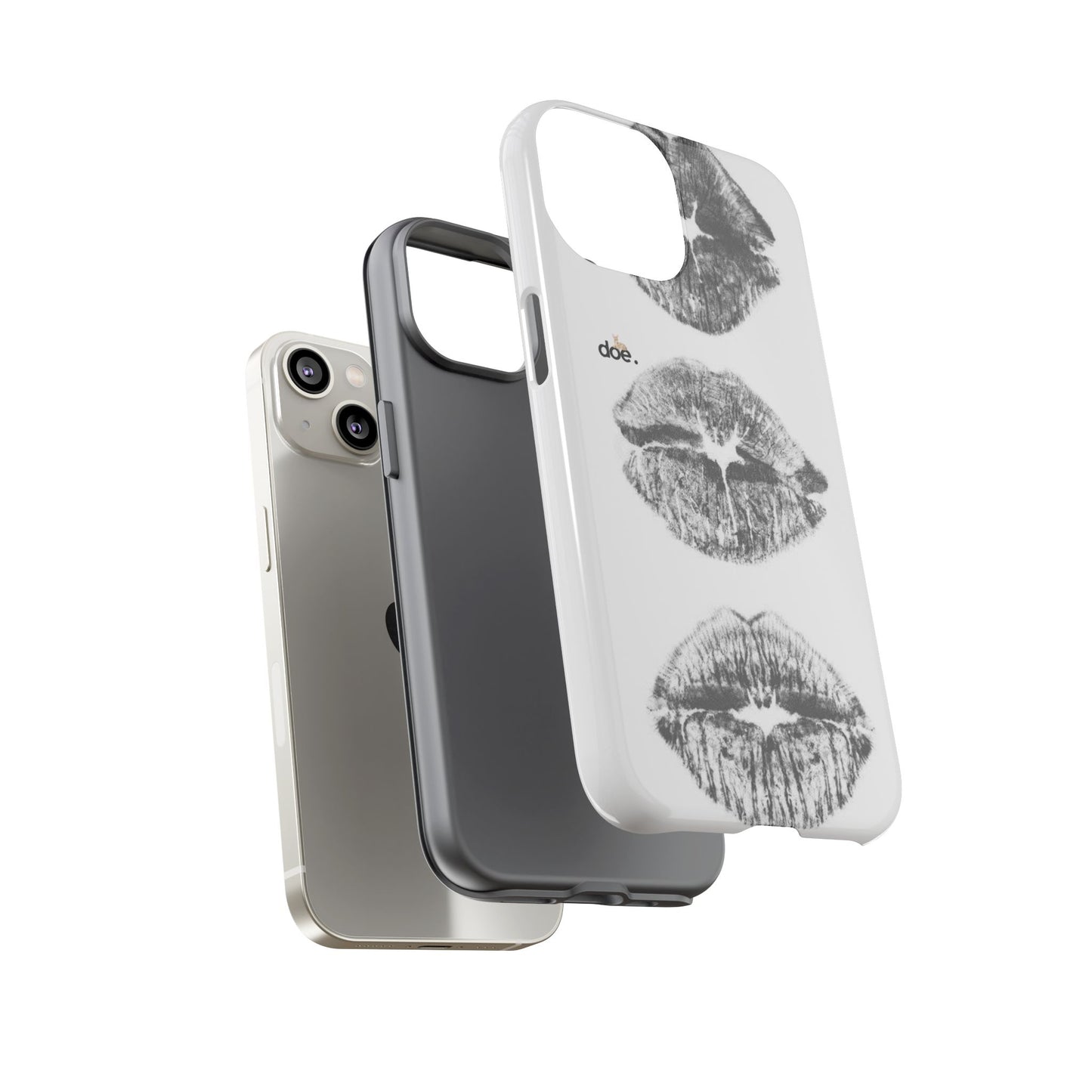 Three Kisses iPhone Case