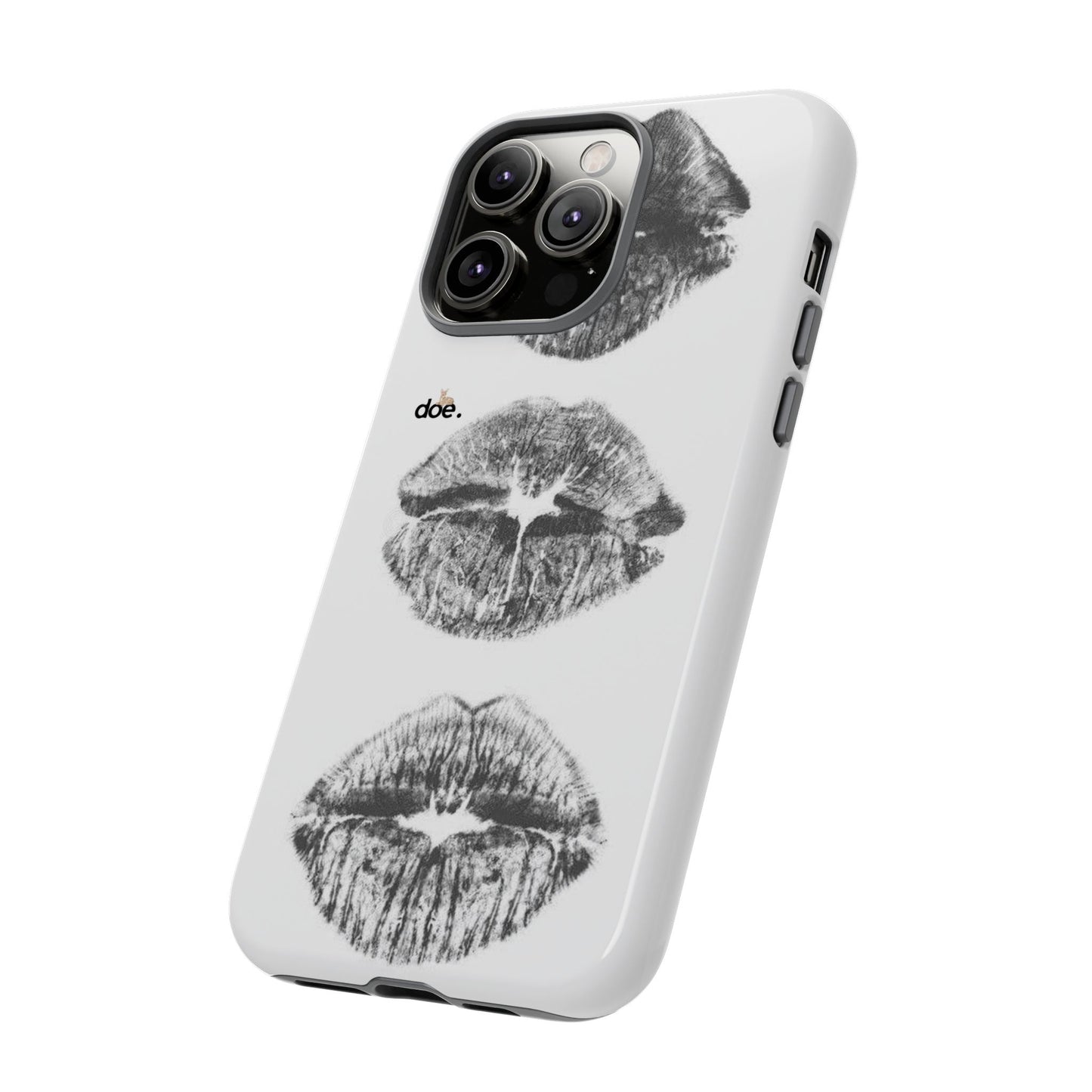 Three Kisses iPhone Case