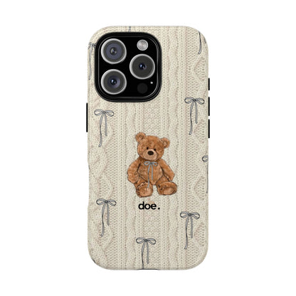 Little Bow Bear iPhone Case