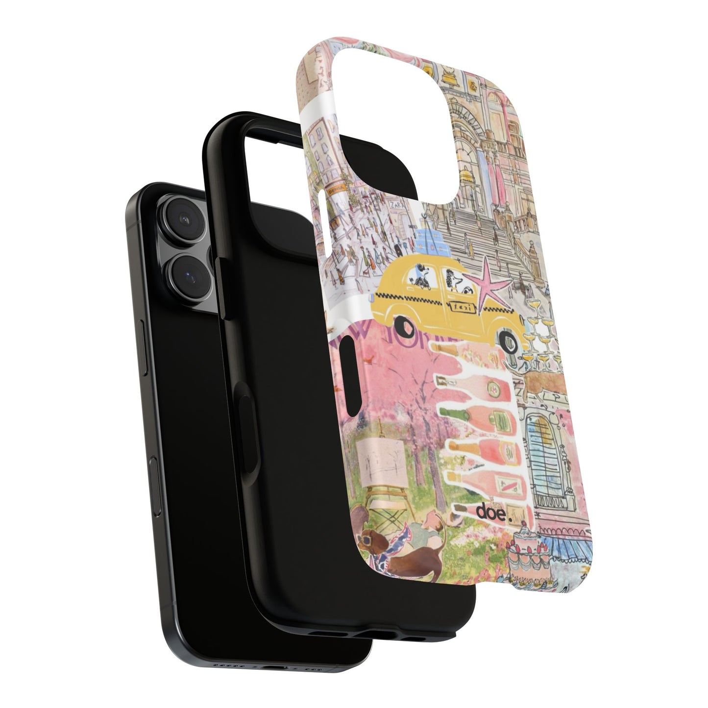 Travel Clutter iPhone Case