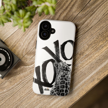 Leopard XOXO iPhone Case