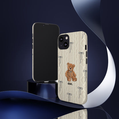 Little Bow Bear iPhone Case
