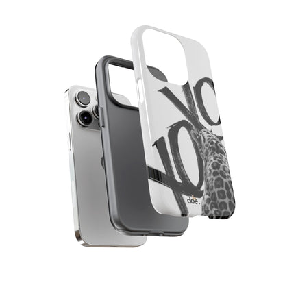 Leopard XOXO iPhone Case