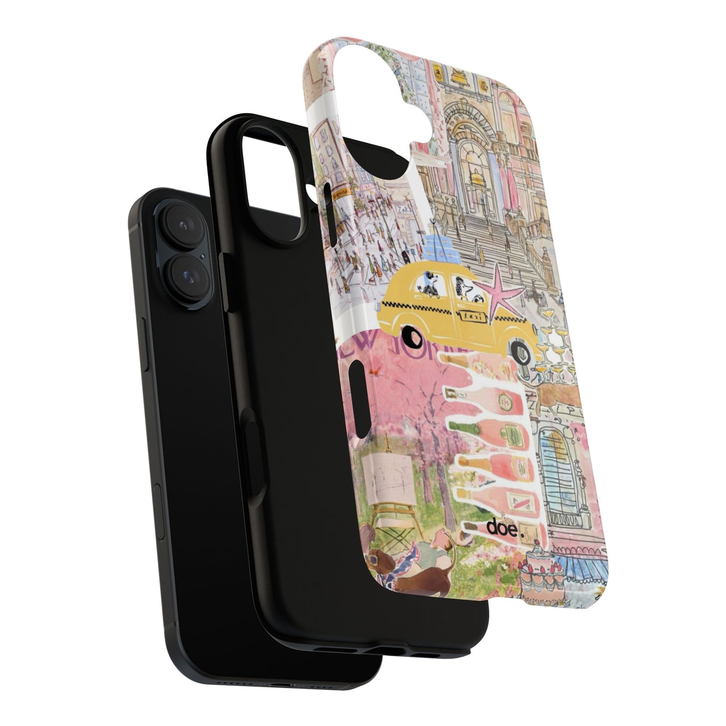Travel Clutter iPhone Case