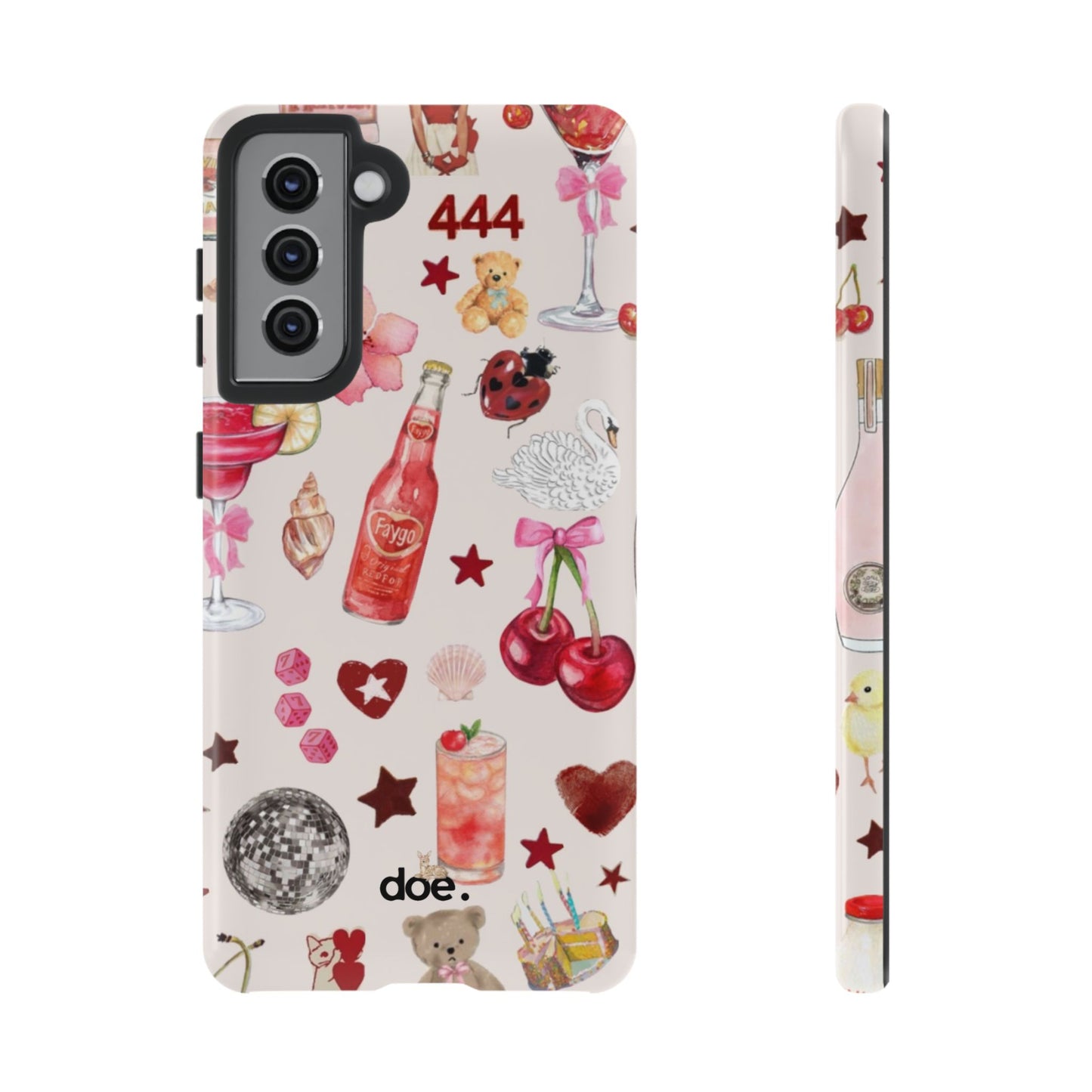 Pink Clutter Samsung Case