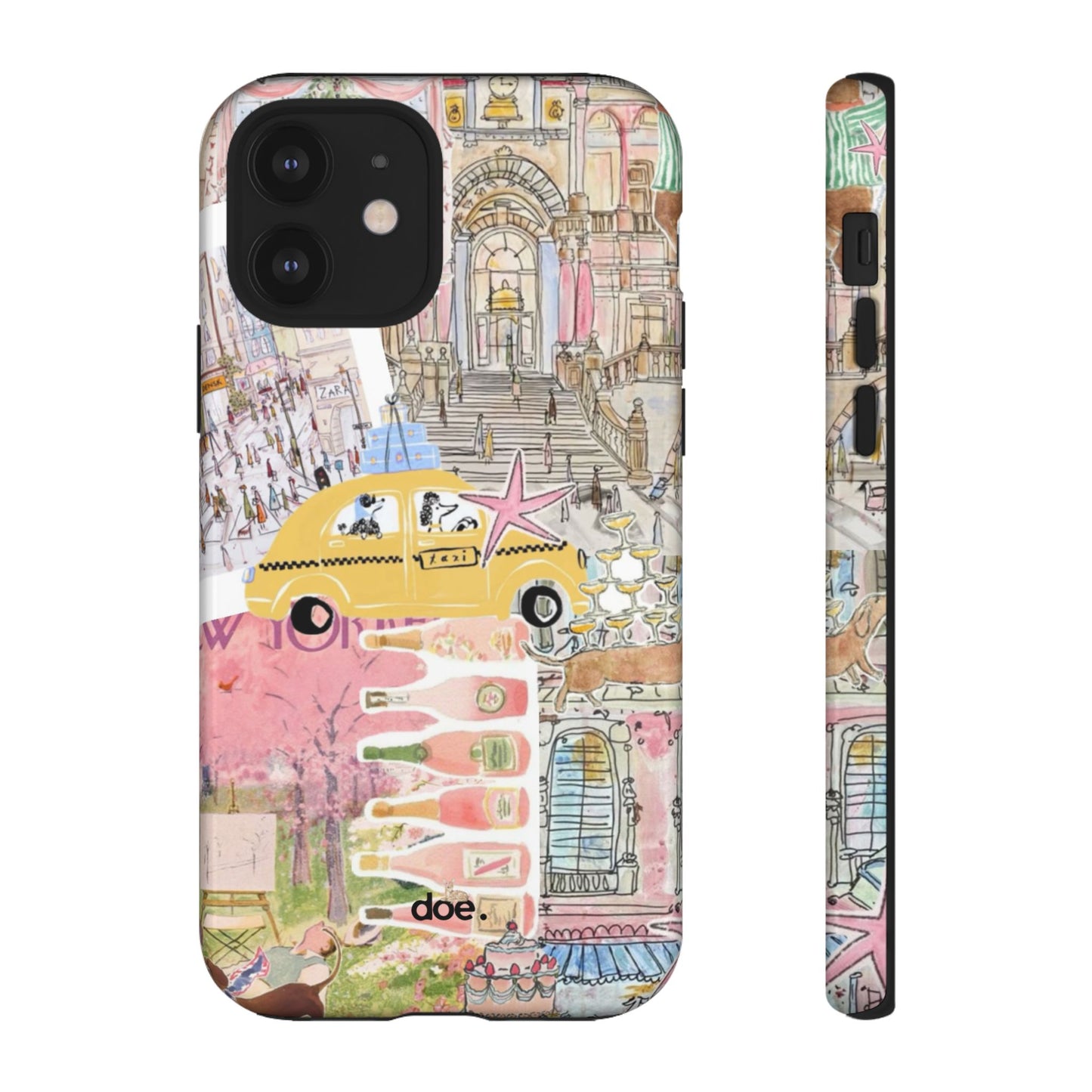 Travel Clutter iPhone Case