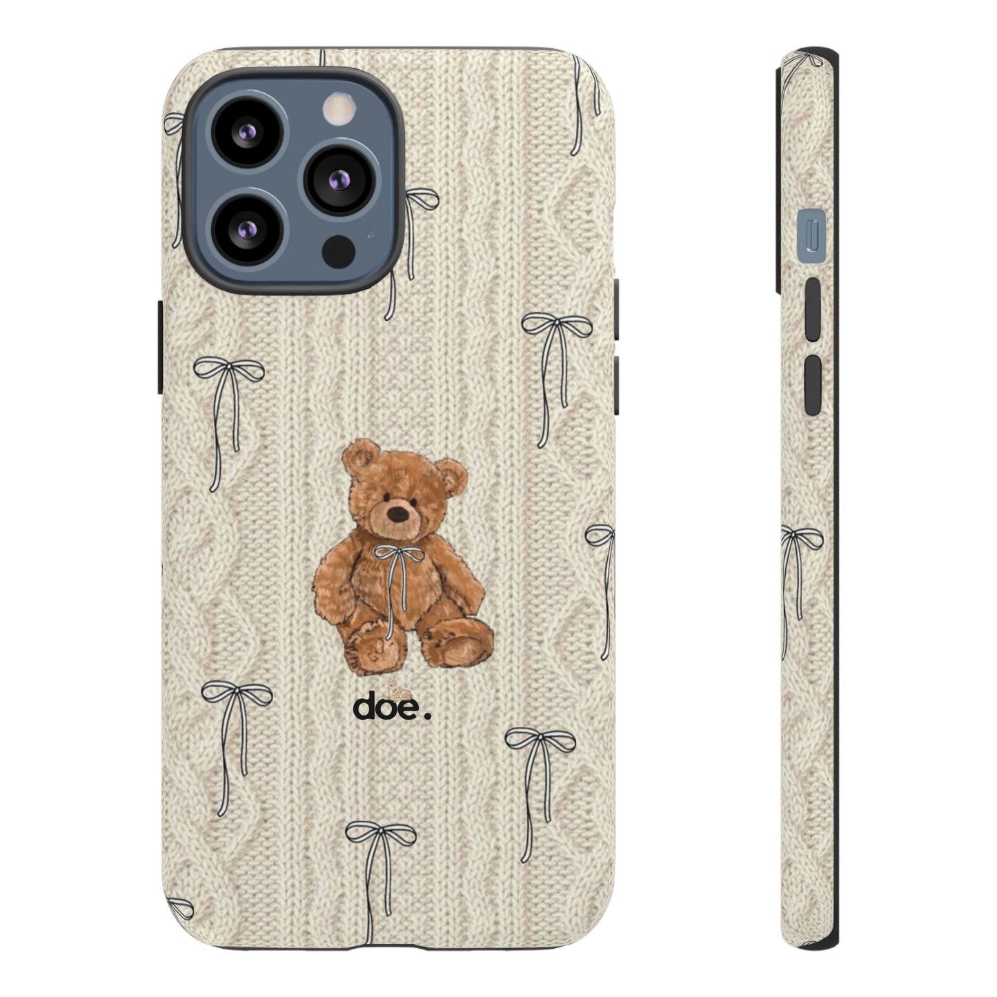 Little Bow Bear iPhone Case