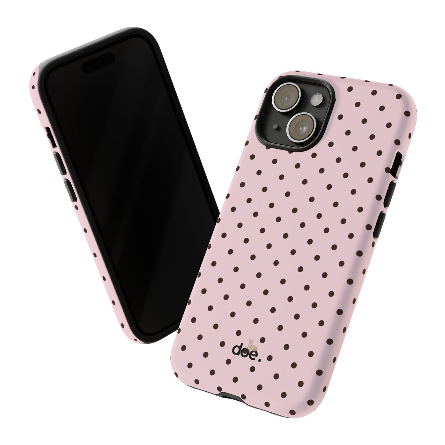Pink Polka Dot iPhone Case