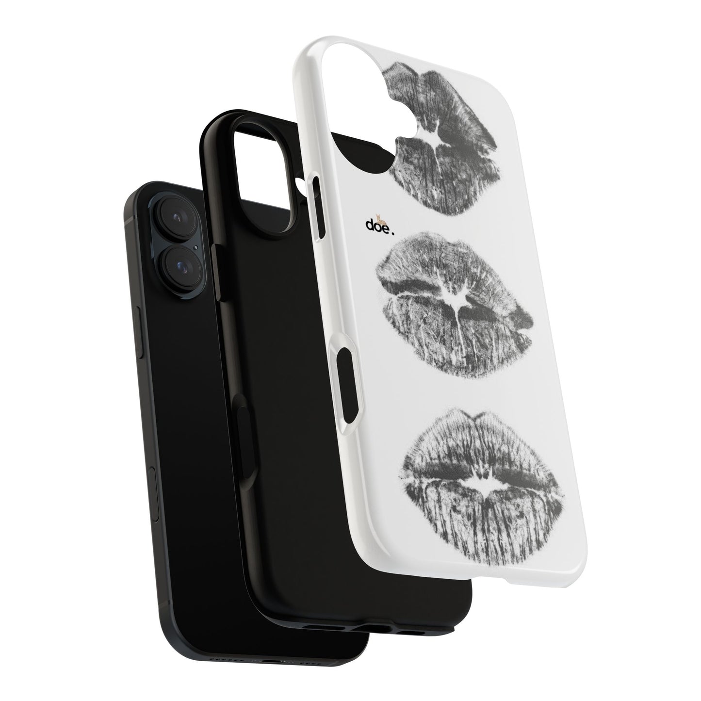 Three Kisses iPhone Case