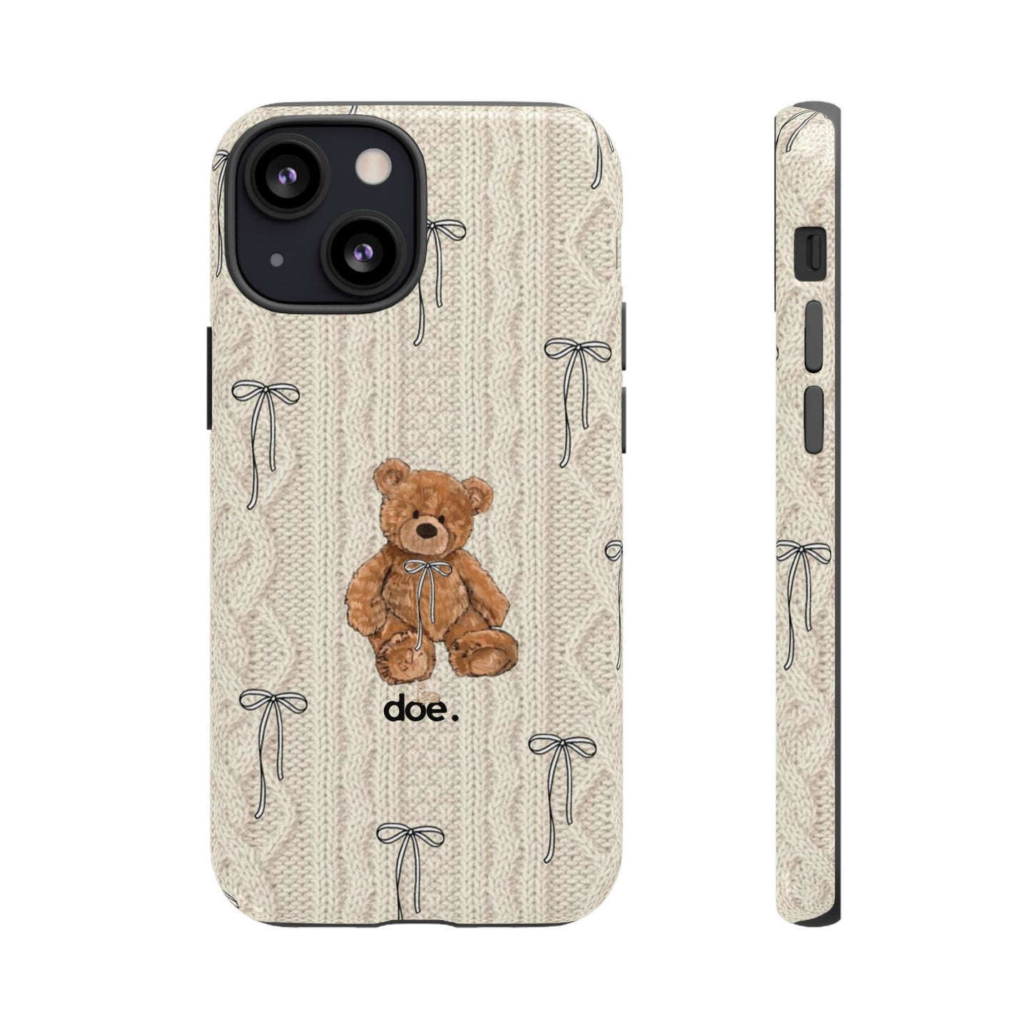 Little Bow Bear iPhone Case
