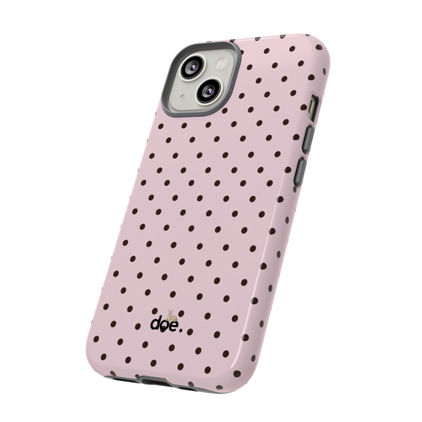 Pink Polka Dot iPhone Case