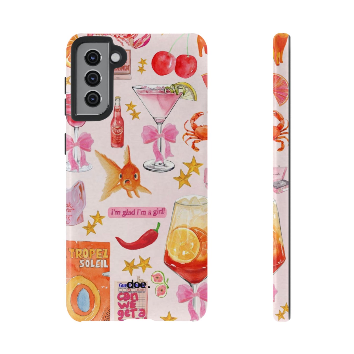 I'm glad I'm a girl Samsung Case
