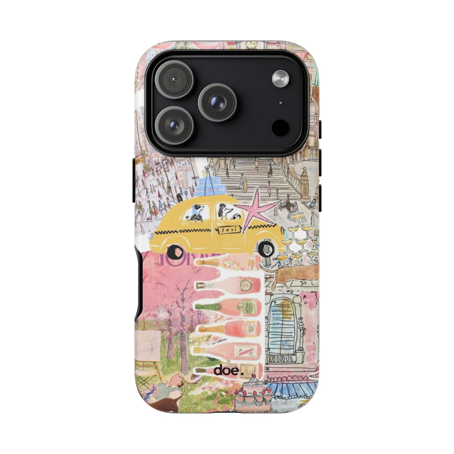Travel Clutter iPhone Case