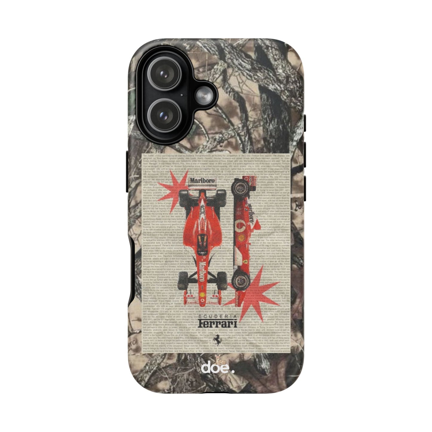 Camouflage Ferrari iPhone Case