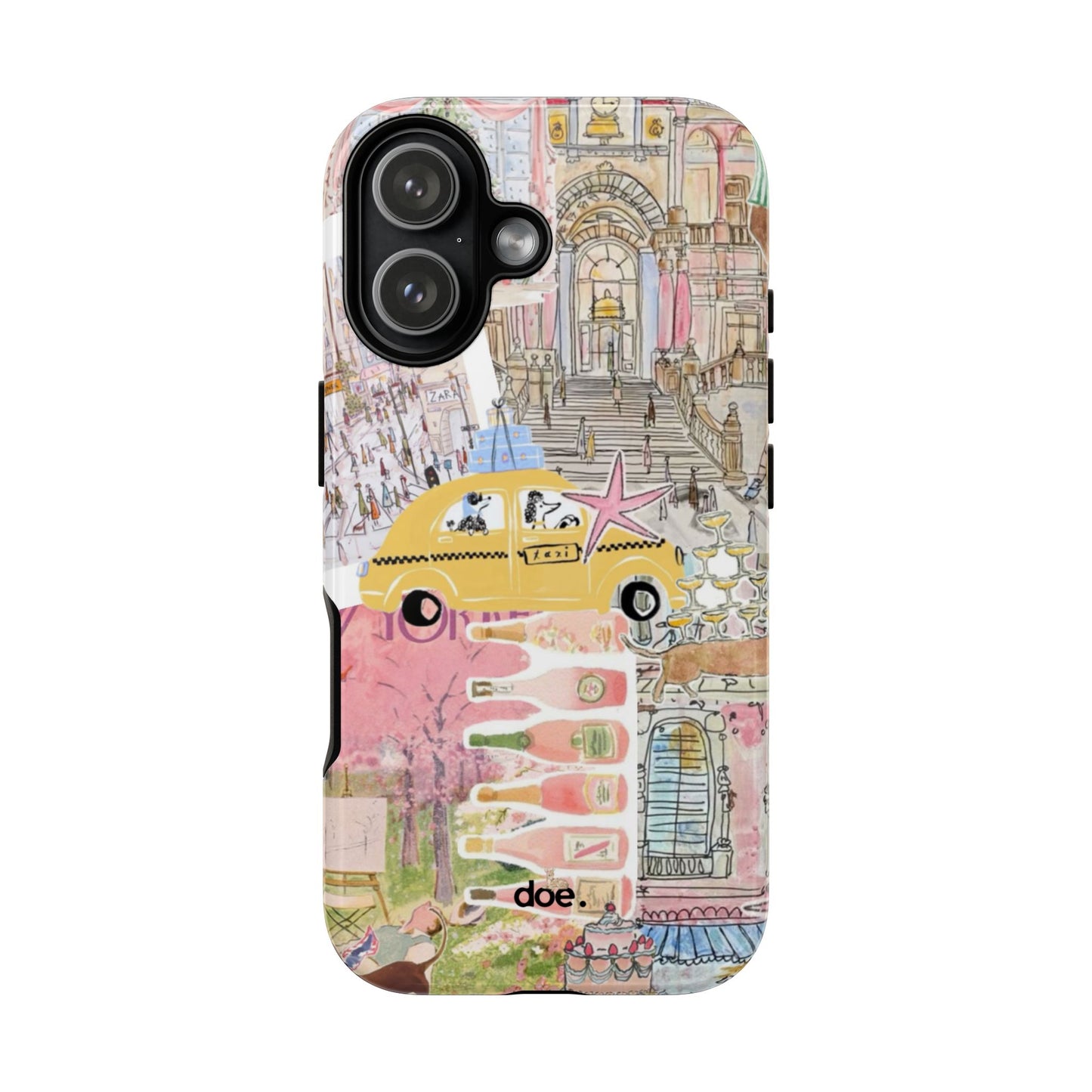 Travel Clutter iPhone Case