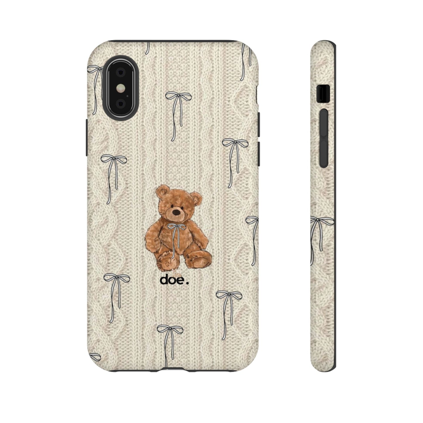 Little Bow Bear iPhone Case
