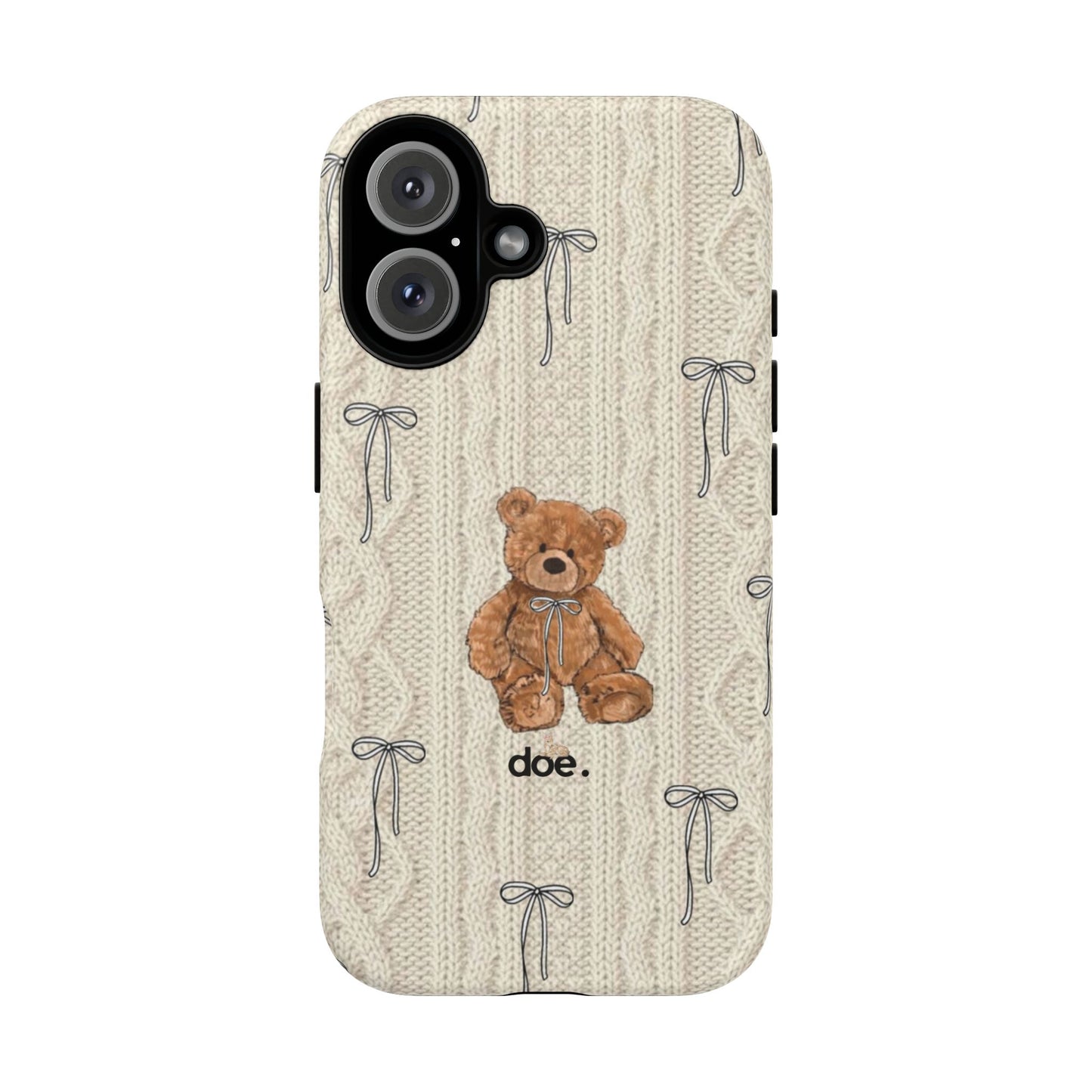 Little Bow Bear iPhone Case
