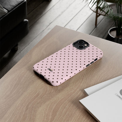 Pink Polka Dot iPhone Case