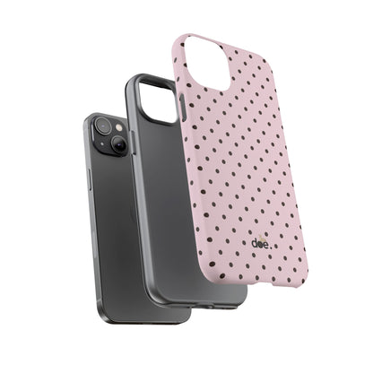 Pink Polka Dot iPhone Case