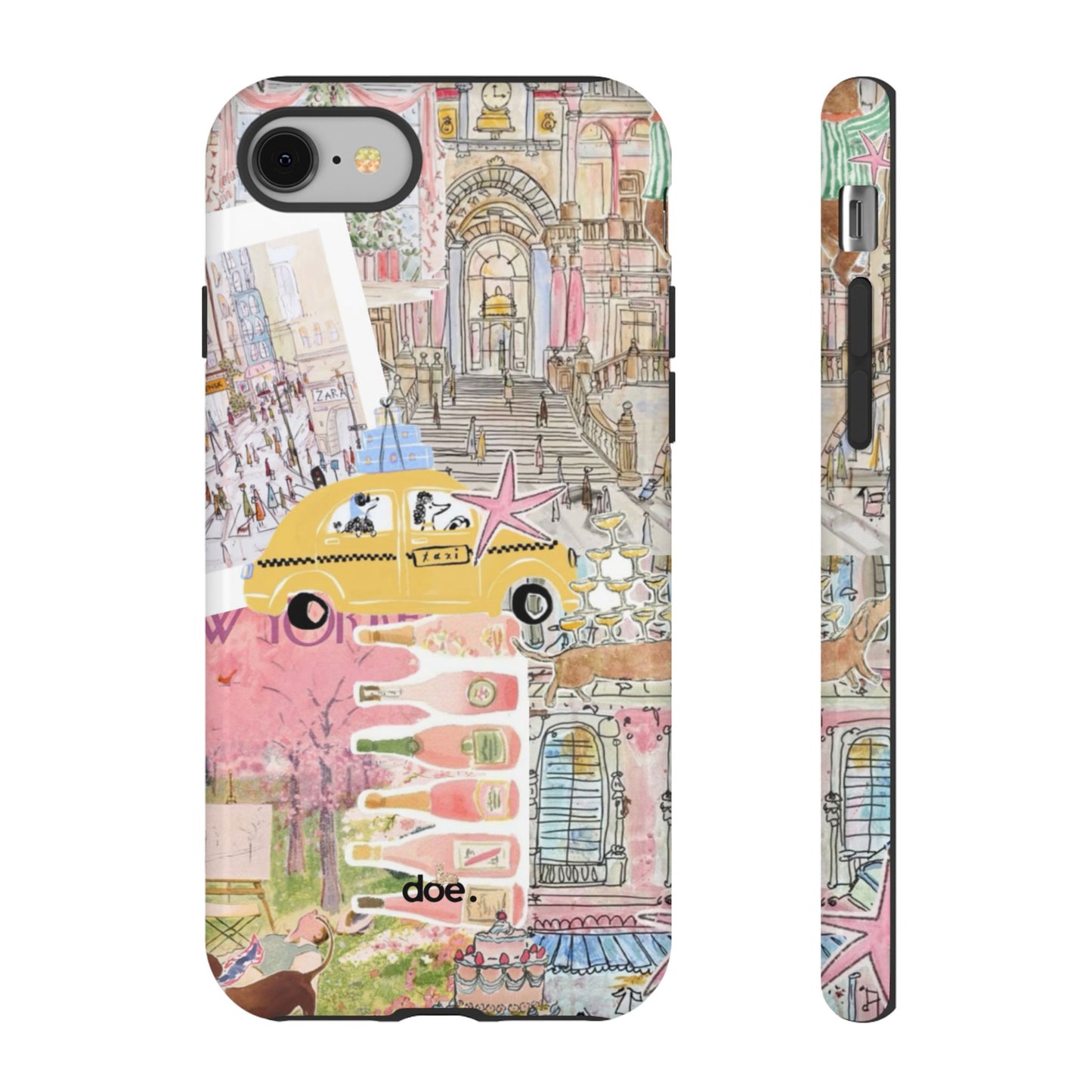 Travel Clutter iPhone Case