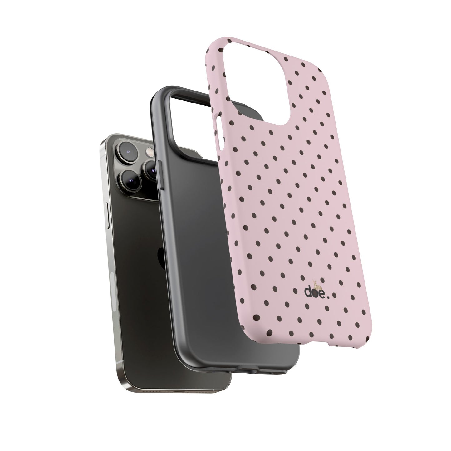 Pink Polka Dot iPhone Case