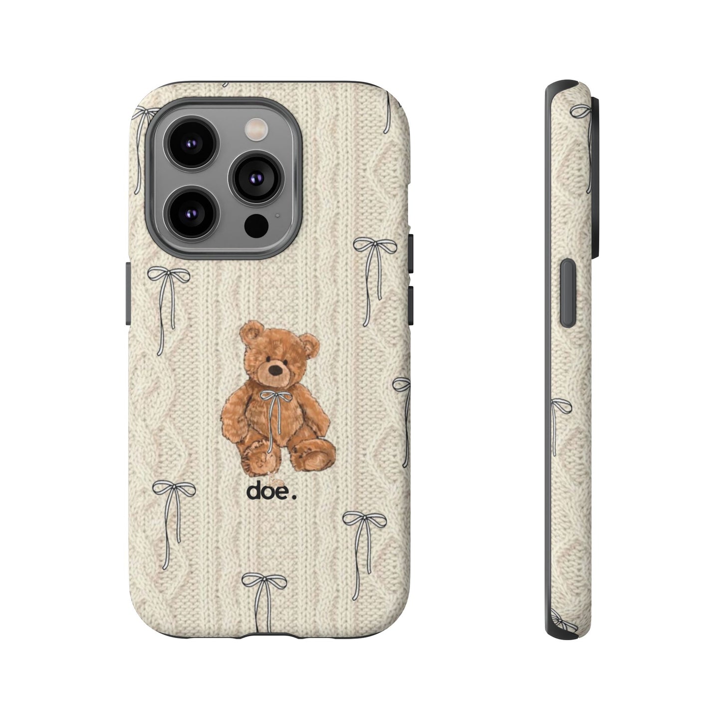 Little Bow Bear iPhone Case