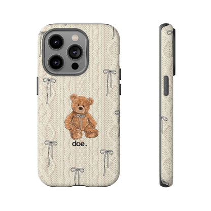 Little Bow Bear iPhone Case